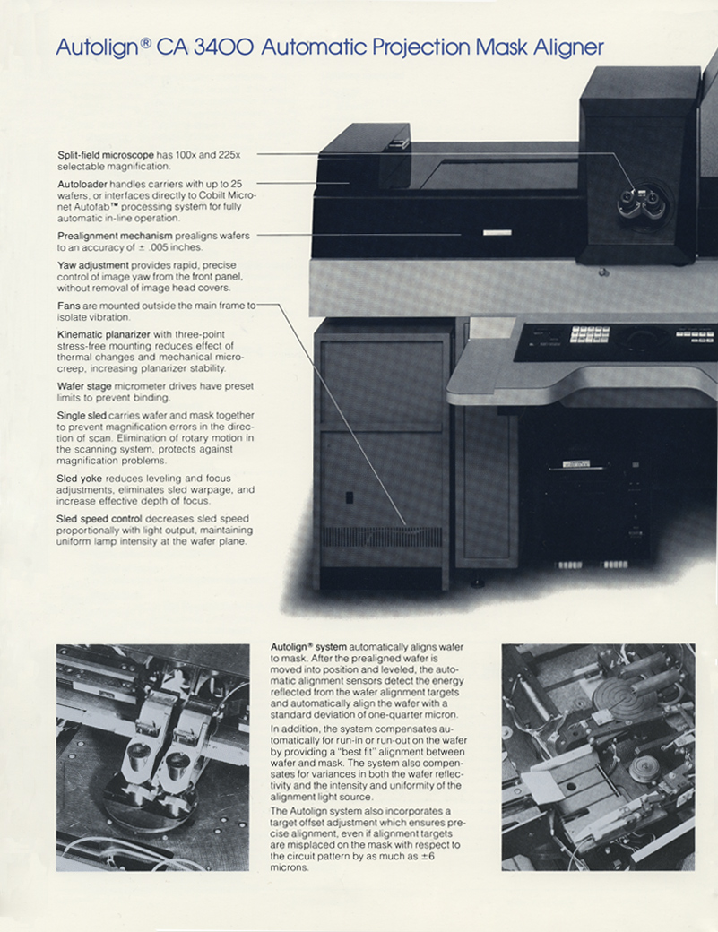 Applied Materials - Autolign CA 3400 Mask Aligner