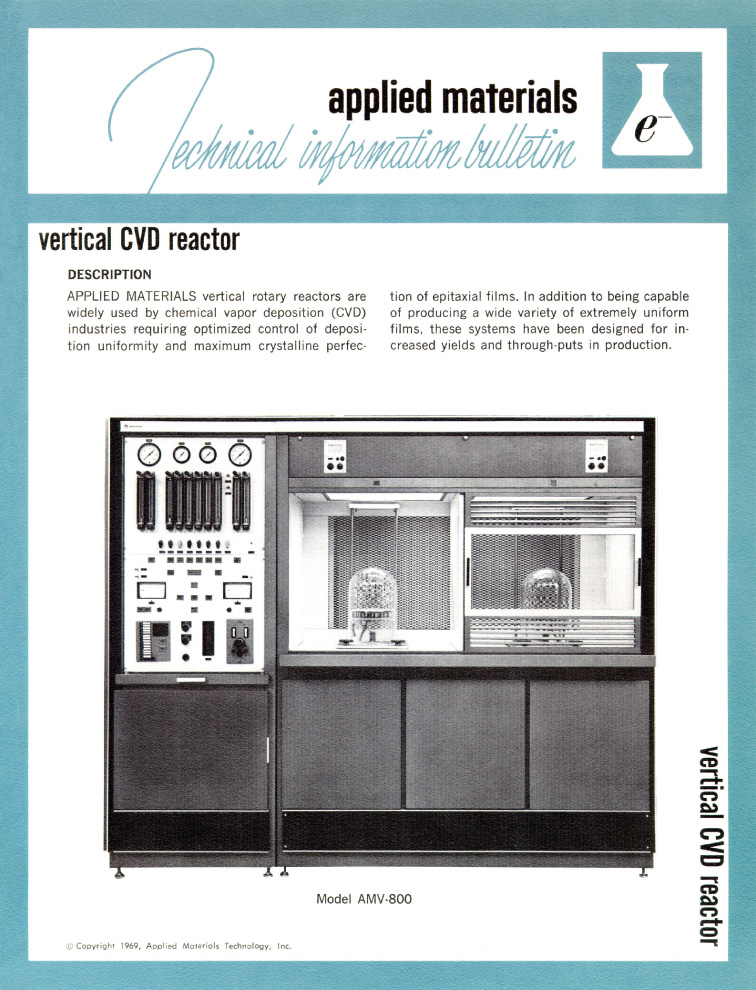Applied Materials - AMV CVD Reactors