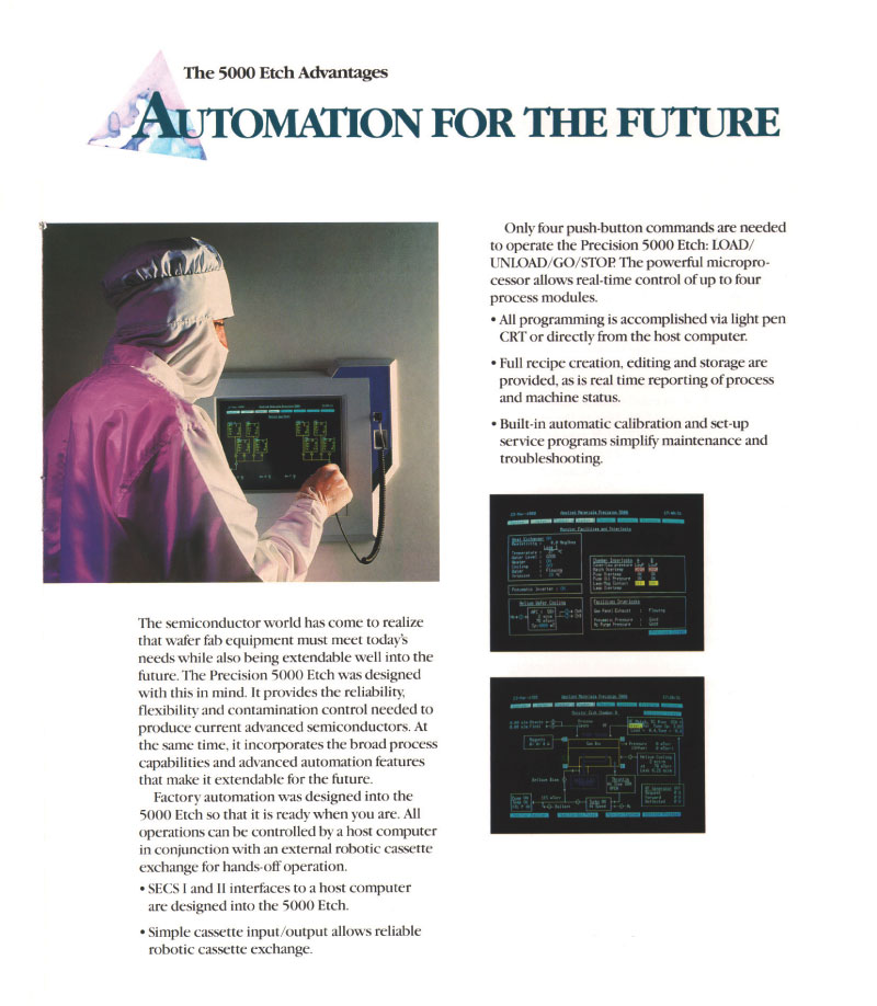 Applied Materials - P5000, Etcher