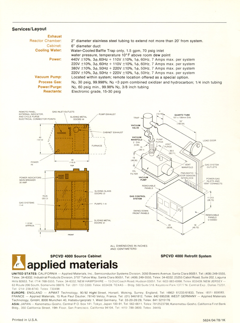Applied Materials - SPCVD-4000