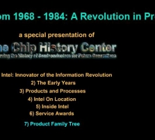 Intel Timeline from 196 ...