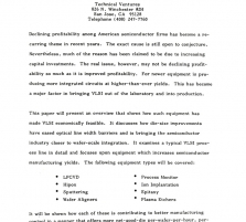 VLSI - An Economist's V ...