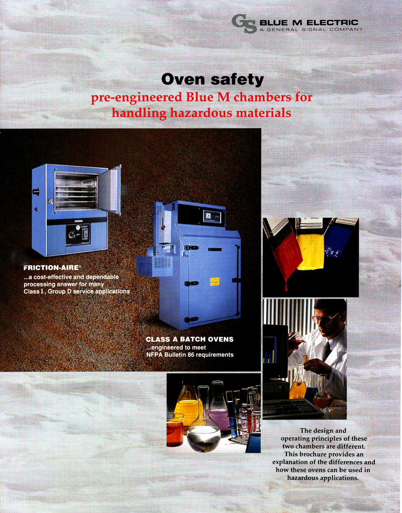 GS Blue M Electric 1991 for Oven Safety