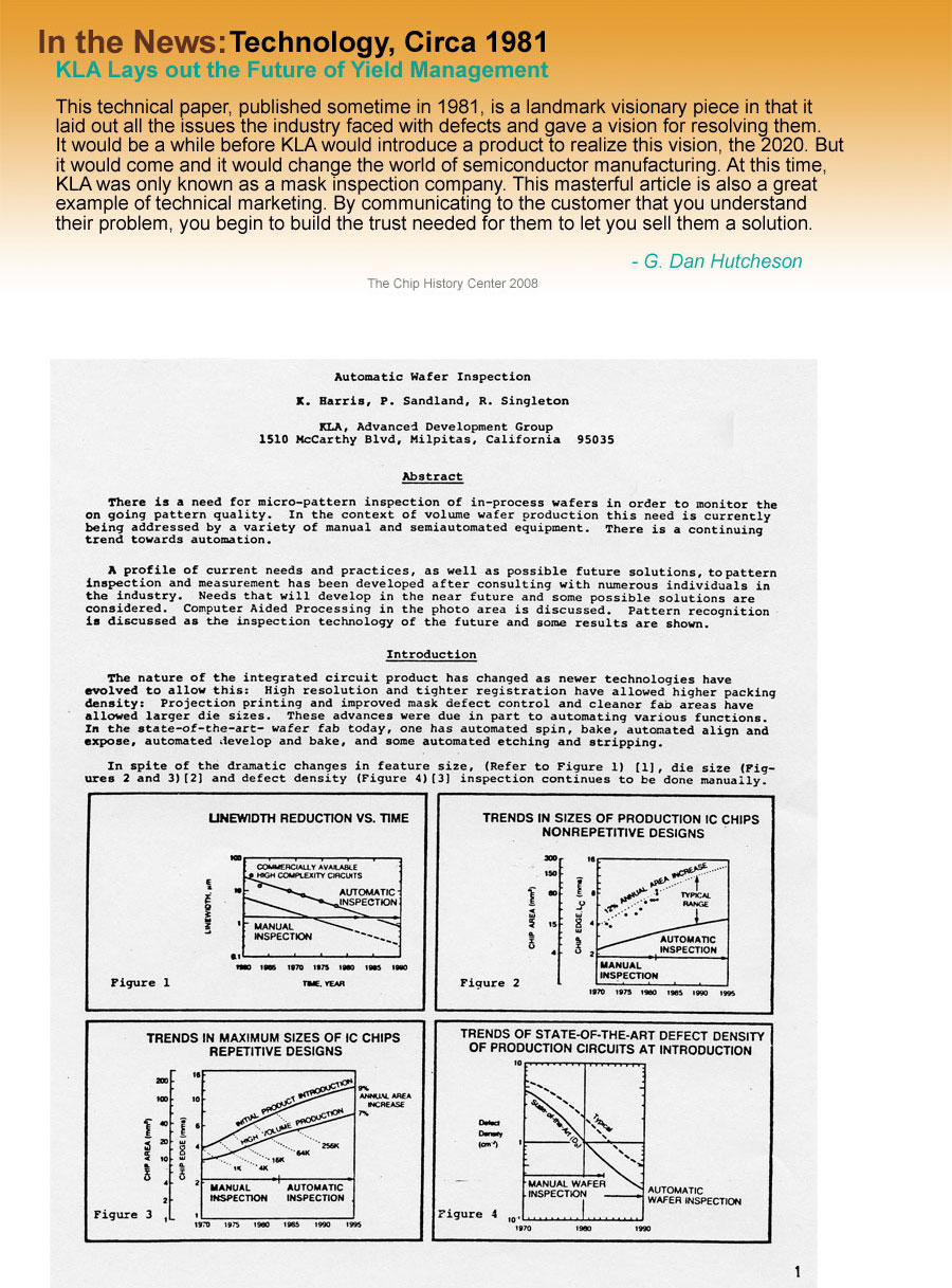 In the News: Technology, Crica 1981