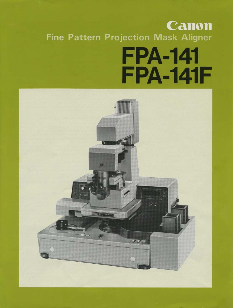 Canon Fine pattern projection mask aligner.