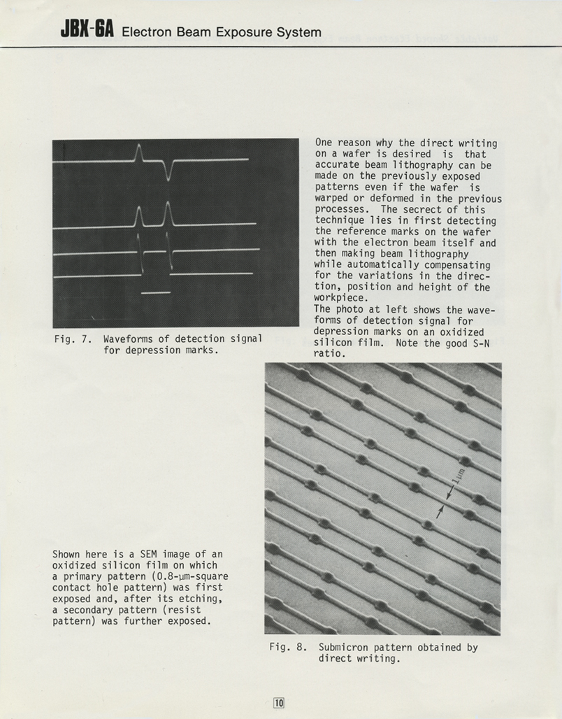 JBX-6A Electron Beam Exposure System