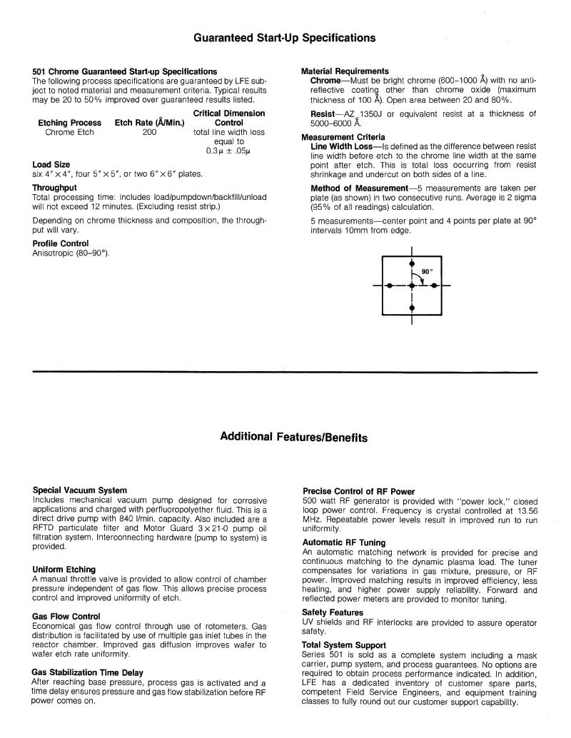 LFE Corporation-501 Plasma Etcher