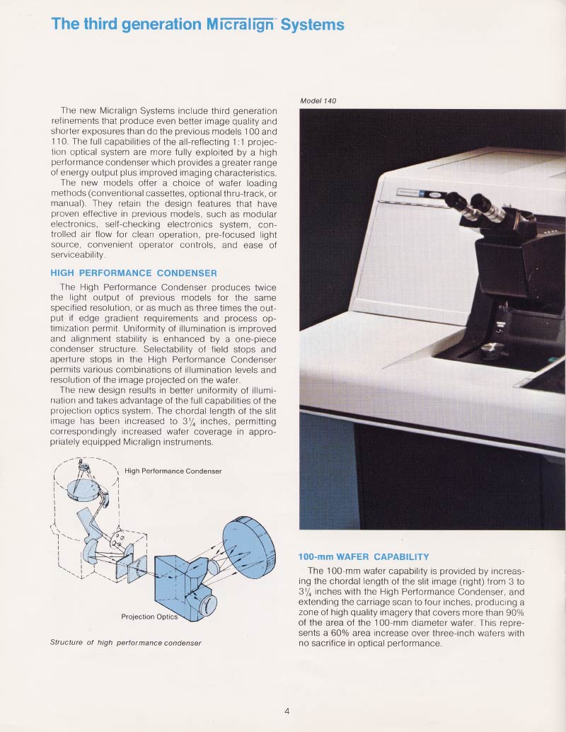 Micralign Projection Mask Alignment Systems