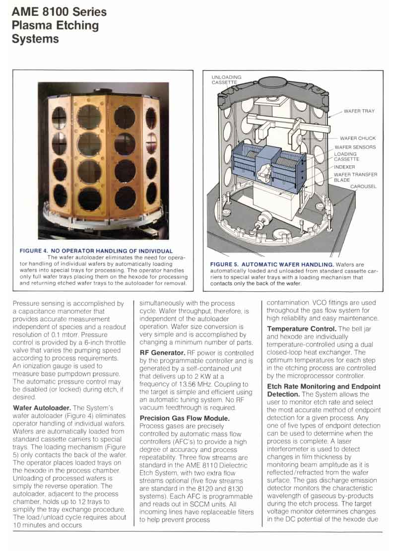 Applied Materials - 8100 Series Plasma Etching Systems