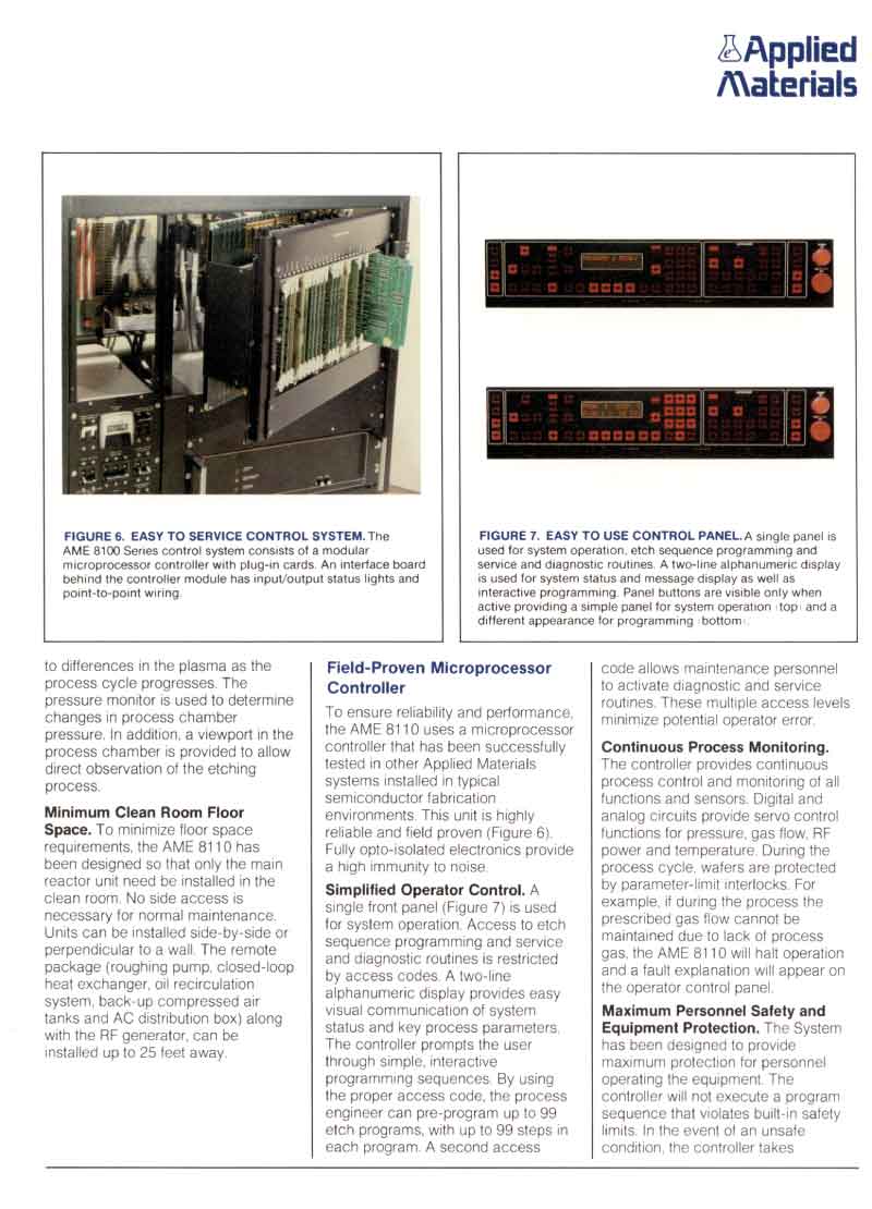 Applied Materials - 8100 Series Plasma Etching Systems