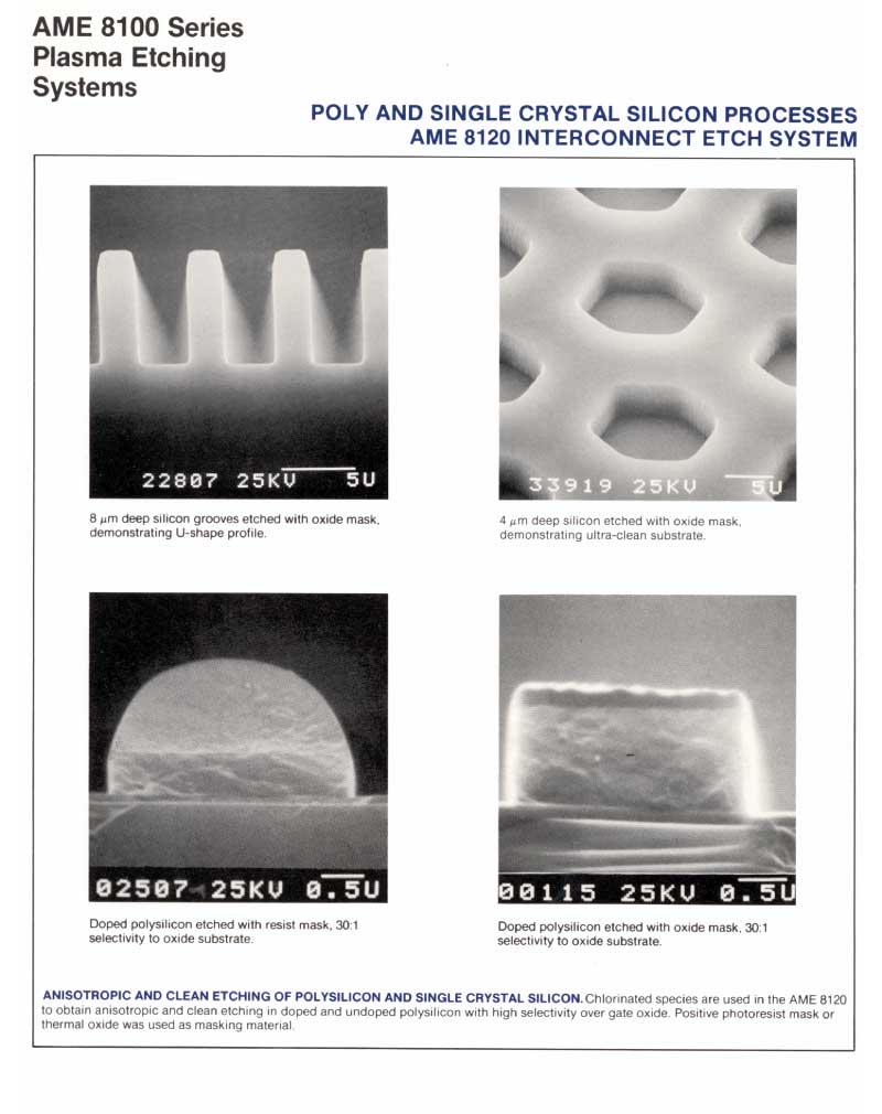 Applied Materials - 8100 Series Plasma Etching Systems