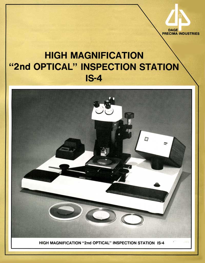 High Magnification 2nd Optical inspection station Is-4