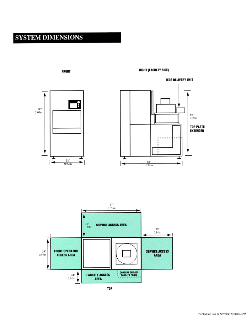 Novellus - Concept One CVD Dielectric Deposition System