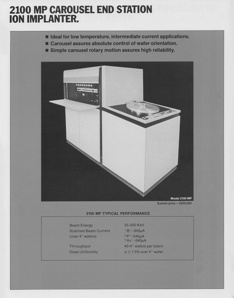 Veeco - ai Model 2100 Ion Implantation equipment from vecco