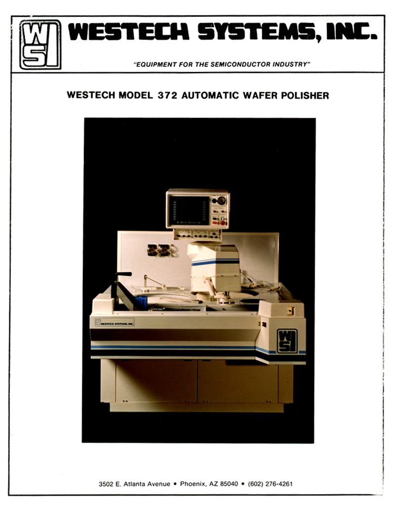 Westech - Model 372 Wafer Polisher