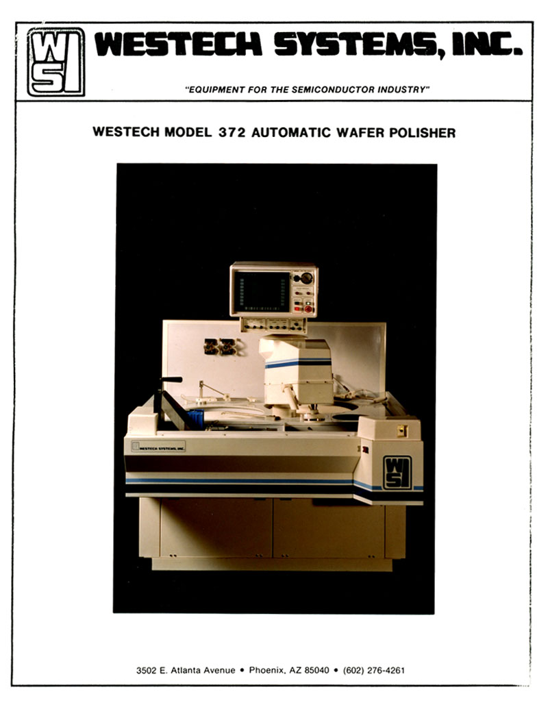 Westech - Model 372 Wafer Polisher