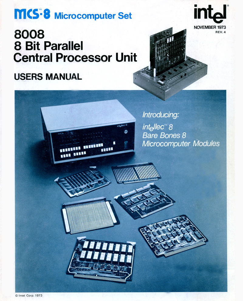 Intel 8008 Microcomputer Set