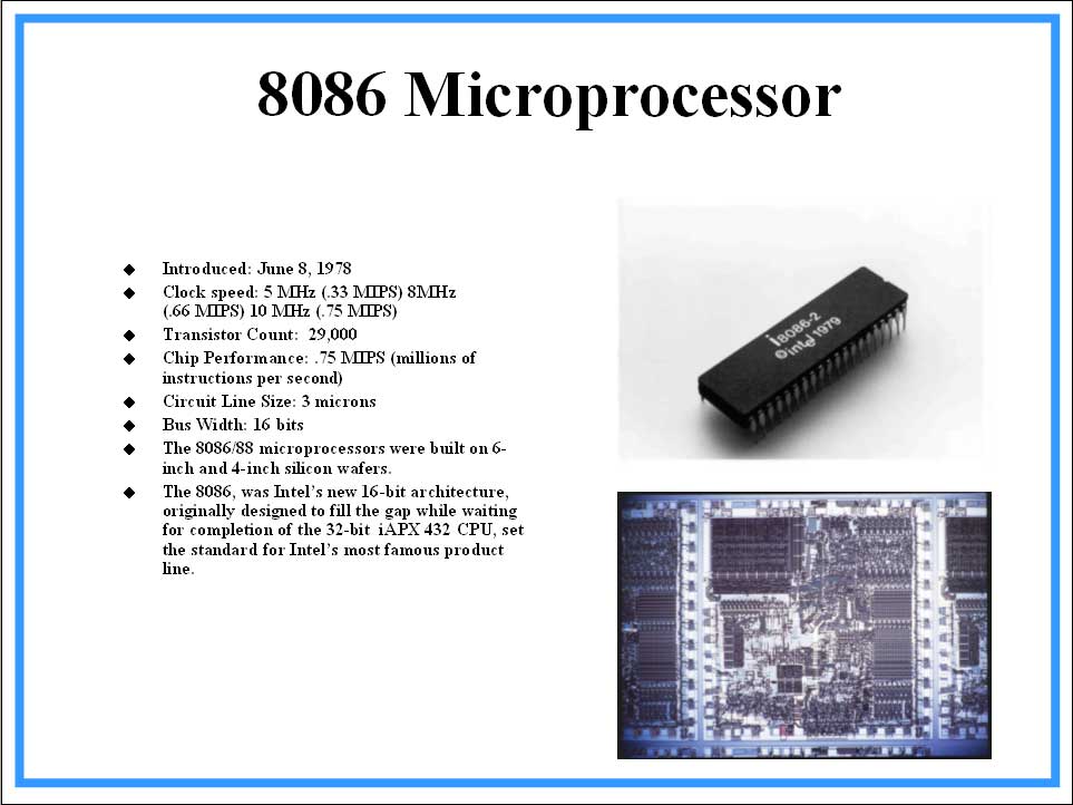 8086 Microprocessors