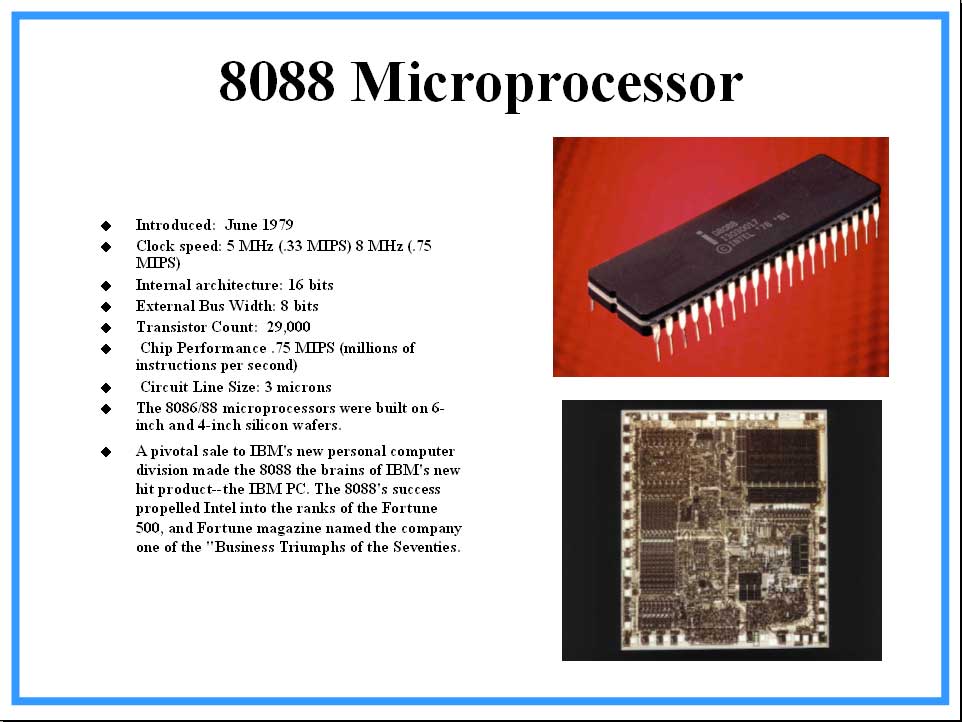 8088 Microprocessors