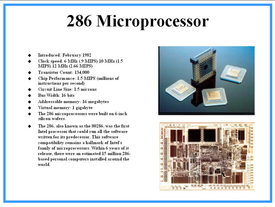 286 Microprocessors