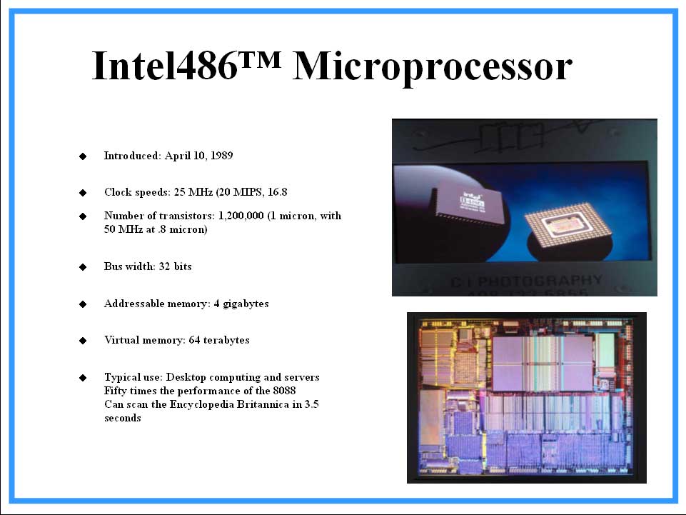Intel'486™ Microprocessors