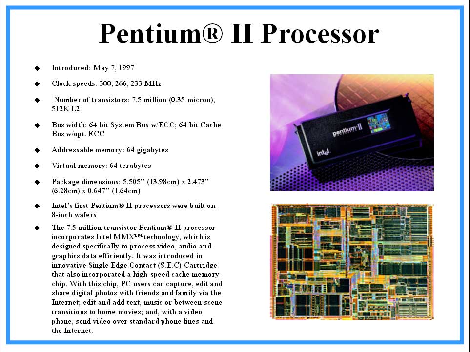 Pentium ® II Processor