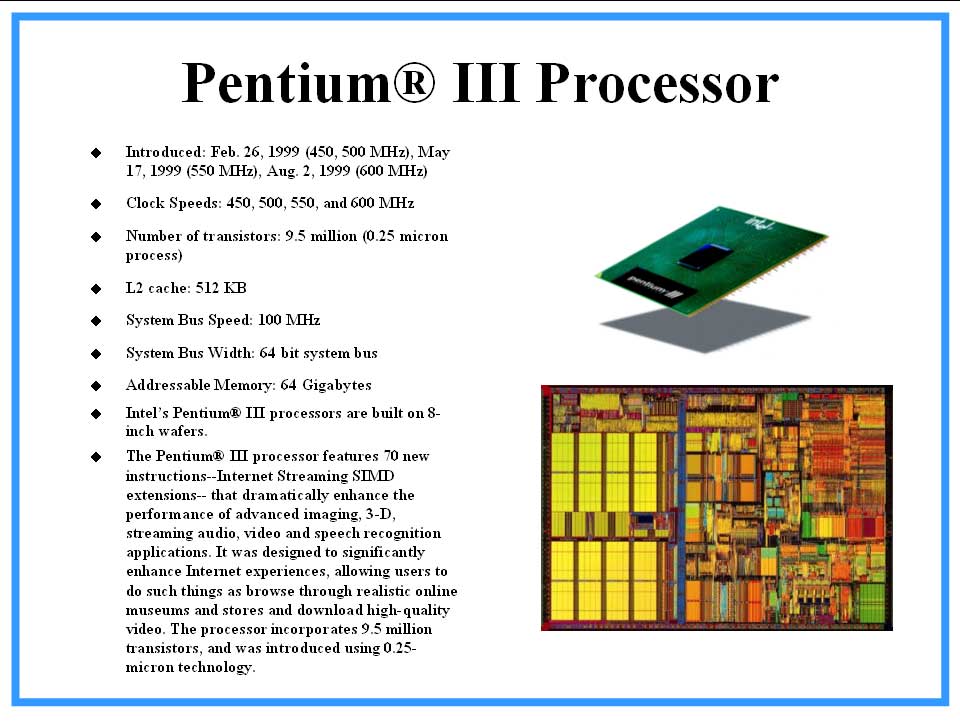 Pentium ® III Processor